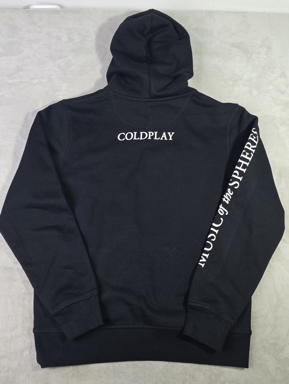 Coldplay Music Of The Spheres Sweatshirt Hoodie Mens Med Black Tour Graphic - Picture 2 of 10